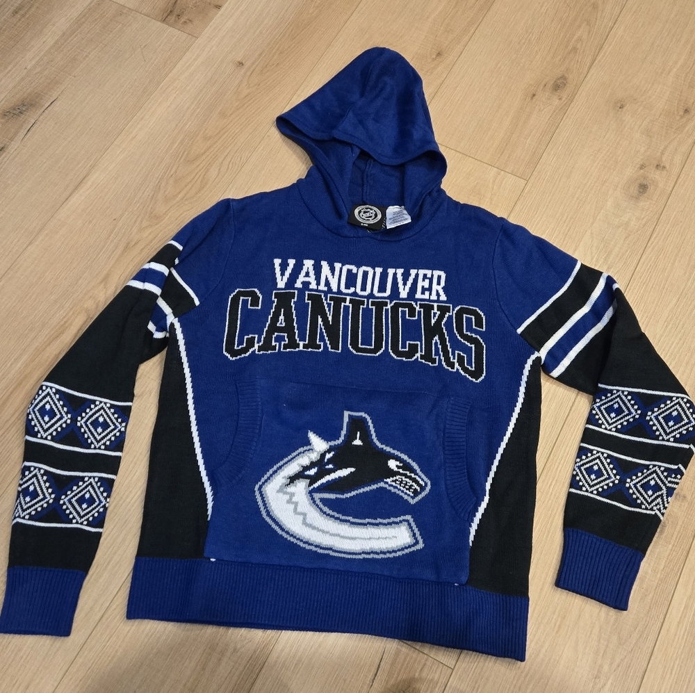 ๐ซฃNHL Canucks Blue Knit Apparel